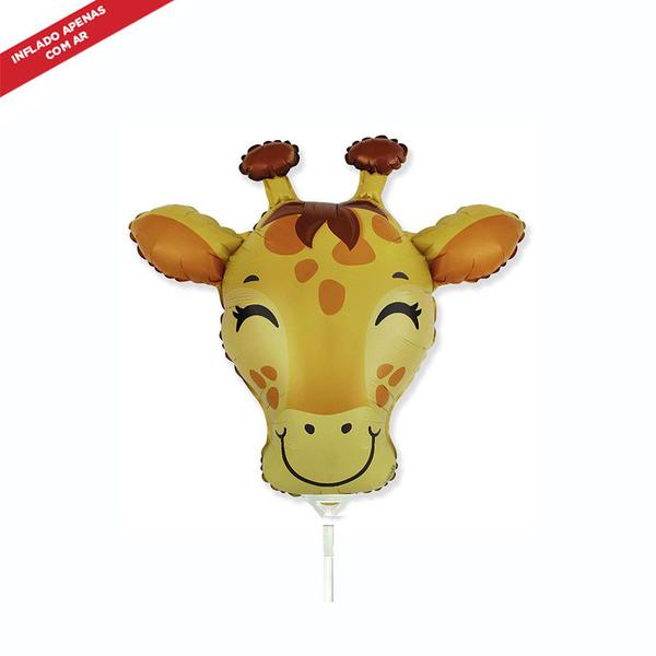 BALAO METALIZADO 14" CABECA DE GIRAFA UN CELEBRATOON