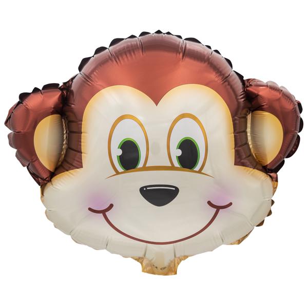 BALAO METALIZADO 14" CABECA DE MACACO UN CELEBRATOON