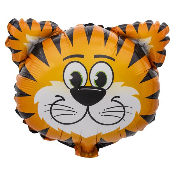 BALAO METALIZADO 14" CABECA DE TIGRE UN CELEBRATOON