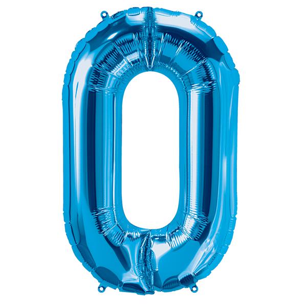 BALAO METALIZADO 14" Nº0 AZUL ROYAL UN CELEBRATOON