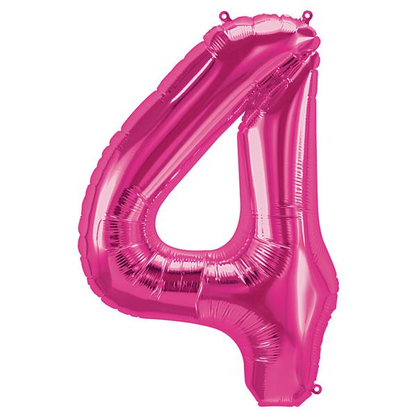 BALAO METALIZADO 14" Nº4 PINK UN CELEBRATOON