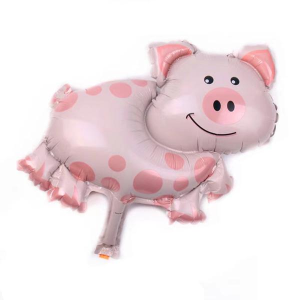 BALAO METALIZADO 14" PORCO UN CELEBRATOON