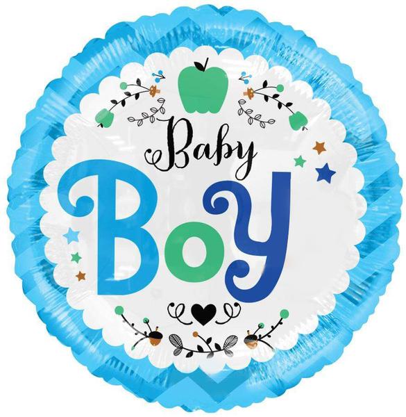 BALAO METALIZADO 18" BABY BOY UN CELEBRATOON