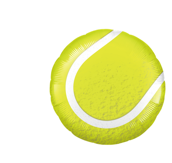 BALAO METALIZADO 18" BOLA DE TENIS UN CELEBRATOON