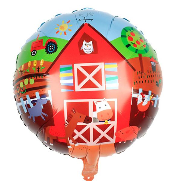 BALAO METALIZADO 18" FAZENDA E AMIGOS UN CELEBRATOON