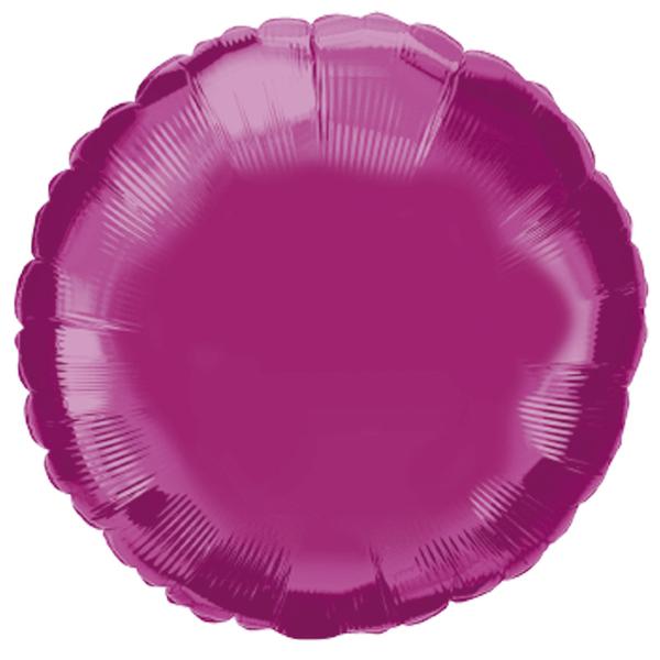 BALAO METALIZADO 18" REDONDO MAGENTA UN CELEBRATOON