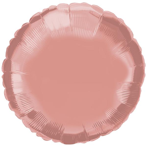 BALAO METALIZADO 18" REDONDO ROSE GOLD UN CELEBRATOON