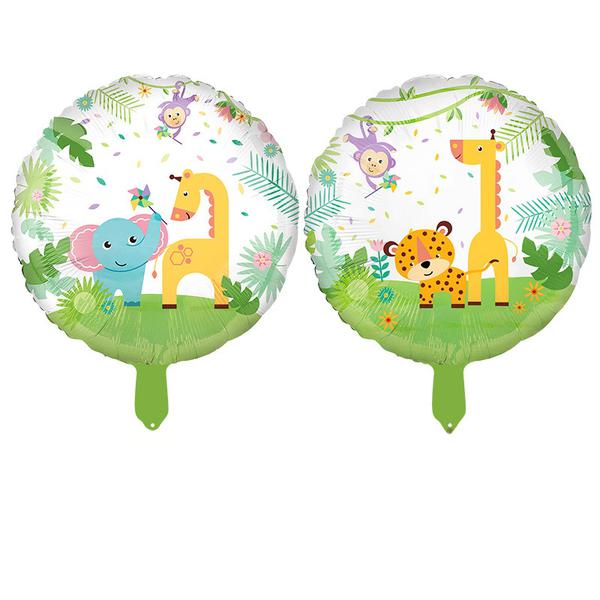 BALAO METALIZADO 18" SAFARI 2 LADOS UN CELEBRATOON