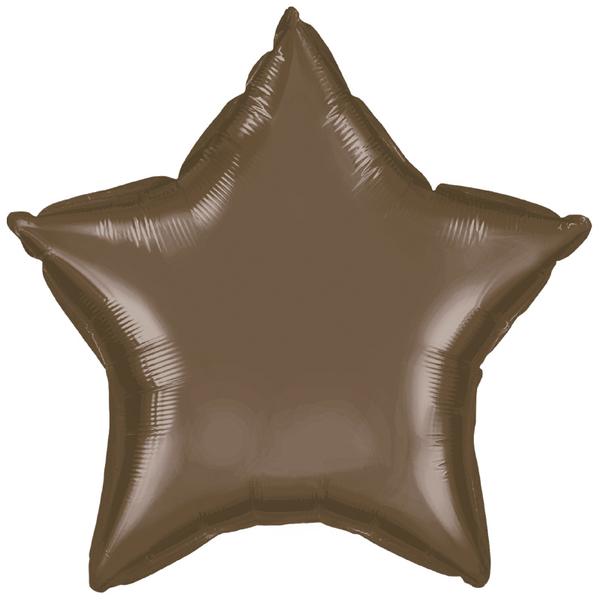BALAO METALIZADO 19" ESTRELA CHOCOLATE UN CELEBRATOON