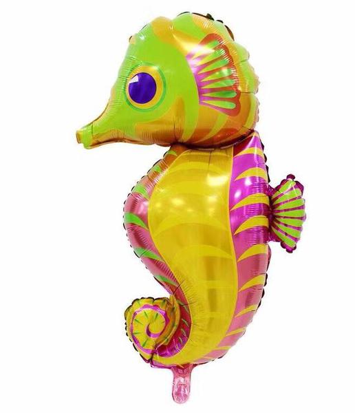 BALAO METALIZADO 21" CAVALO MARINHO UN CELEBRATOON