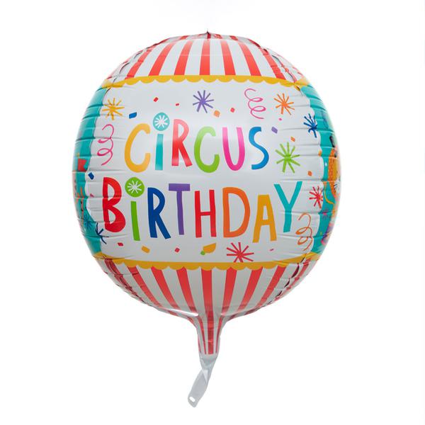 BALAO METALIZADO 22" GLOBO HAPPY BIRTHDAY CIRCO UN CELEBRATOON