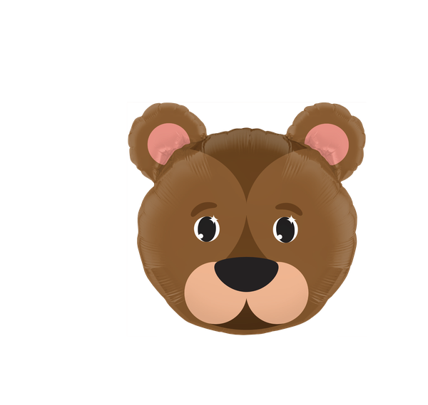 BALAO METALIZADO 23" CABECA URSO UN CELEBRATOON