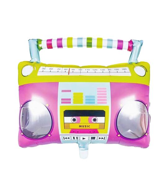 BALAO METALIZADO 23" RADIO RETRO UN CELEBRATOON