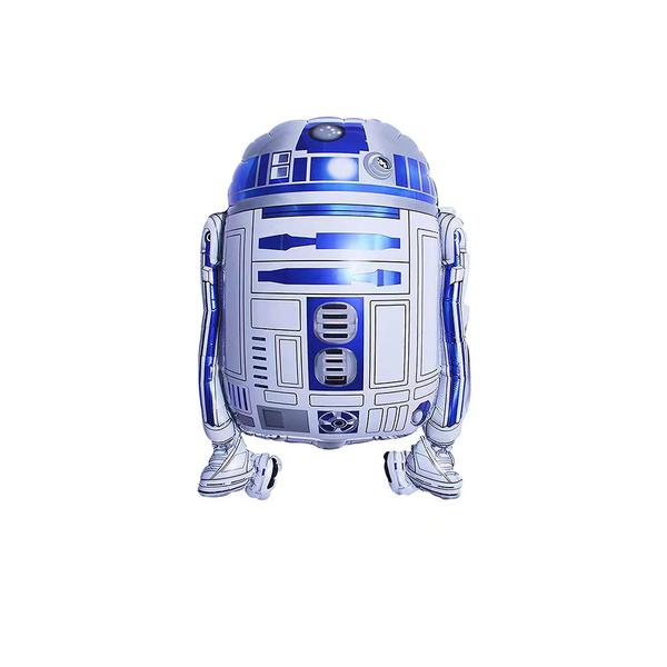 BALAO METALIZADO 24" AERONAVE ROBO UN CELEBRATOON