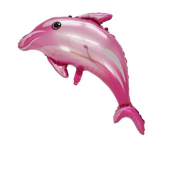 BALAO METALIZADO 26" GOLFINHO PINK UN CELEBRATOON
