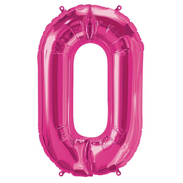 BALAO METALIZADO 28" Nº0 PINK UN CELEBRATOON