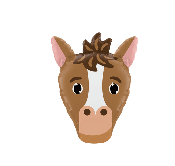 BALAO METALIZADO 30" CABECA DE CAVALO UN CELEBRATOON