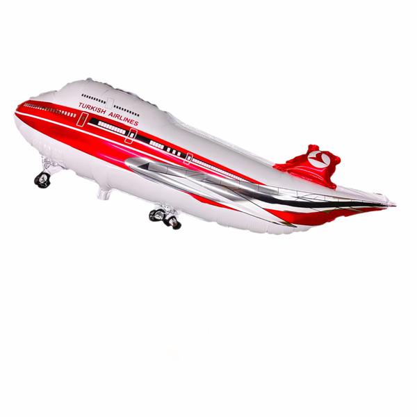 BALAO METALIZADO 33" AVIAO BOEING BRANCO UN CELEBRATOON