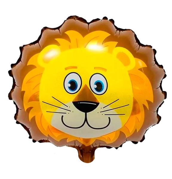 BALAO METALIZADO 33" CABECA DE LEAO UN CELEBRATOON