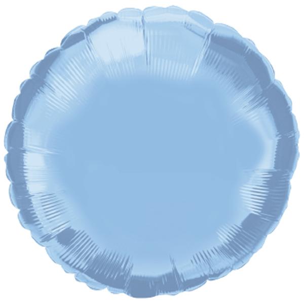 BALAO METALIZADO 5" REDONDO AZUL BEBE 3UN CELEBRATOON