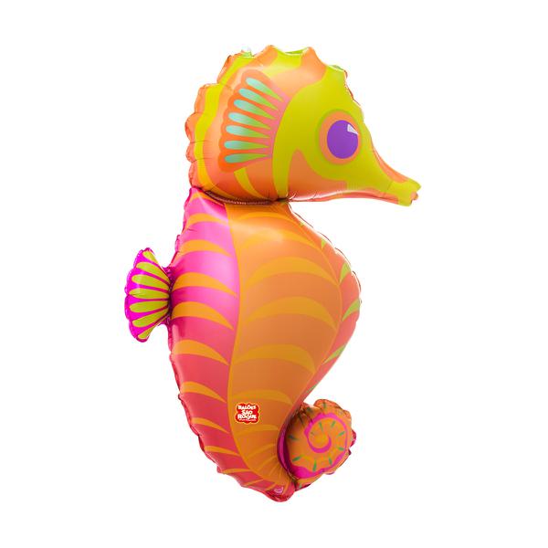 BALAO METALIZADO 95CM CAVALO MARINHO SAO ROQUE