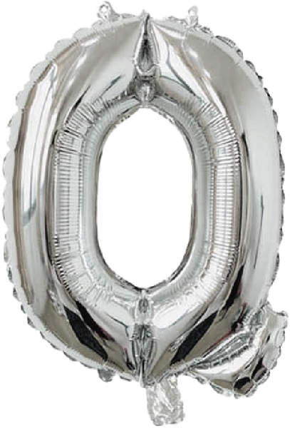 BALAO METALIZADO LETRA Q PRATA 16" UN SILVER