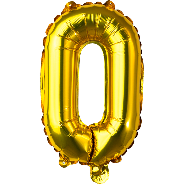BALAO METALIZADO PEQUENO DOURADO Nº0 UN REGINA