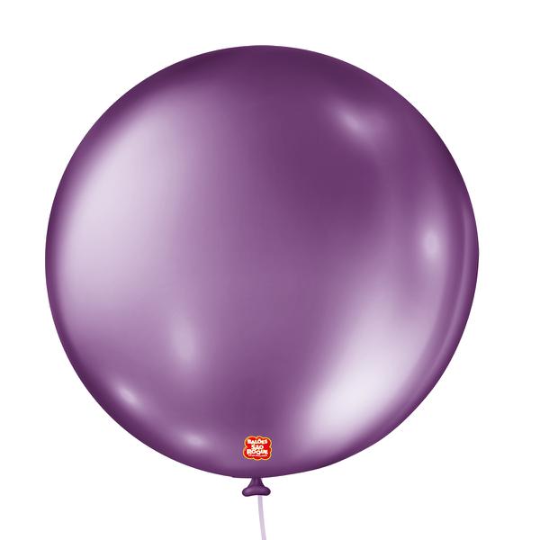 BALAO METALLIC Nº05 BALLOON ROXO 25UN SAO ROQUE