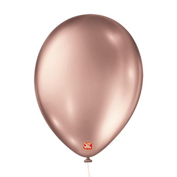 BALAO METALLIC Nº09 BALLOON ROSE GOLD 25UN SAO ROQUE