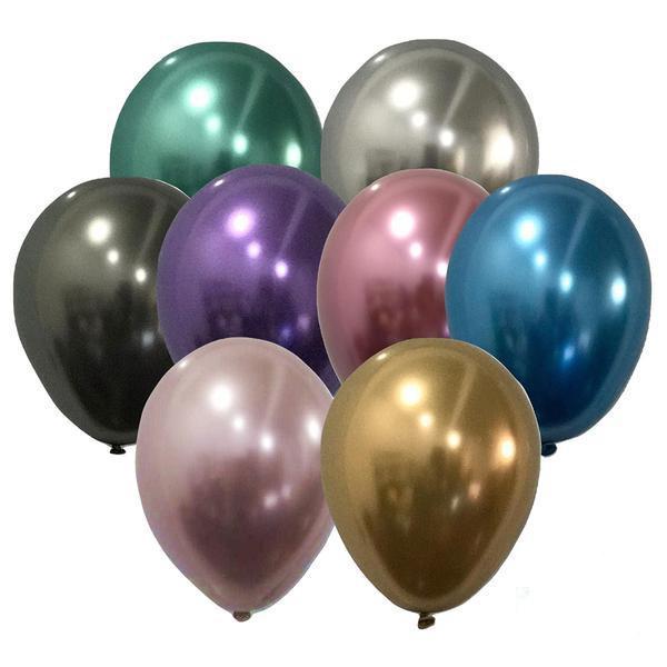 BALAO METALLIC Nº09 BALLOON SORTIDO 25UN SAO ROQUE