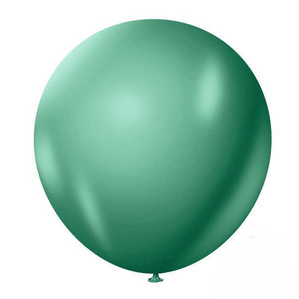 BALAO METALLIC Nº09  BALLOON VERDE 25UN SAO ROQUE