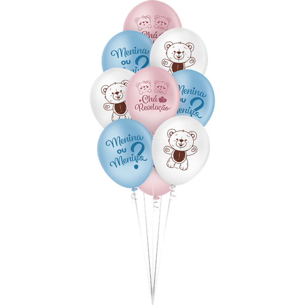 BALAO Nº09 LATEX  CHA REVELACAO 25UN REGINA