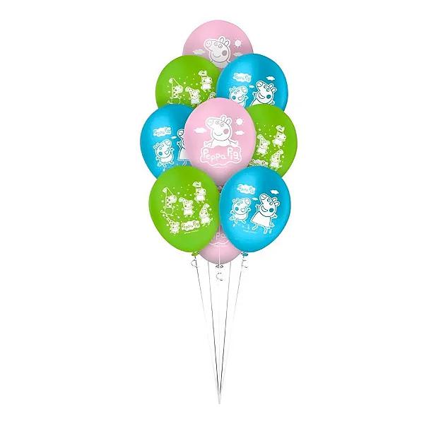 BALAO Nº09 PEPPA PIG 25UN REGINA