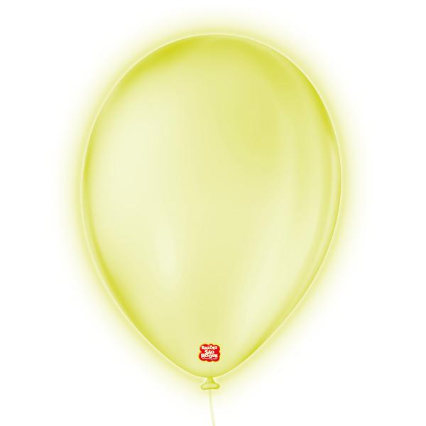 BALAO NEON Nº09 AMARELO 25UN SAO ROQUE