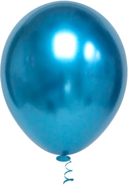 BALAO PLATINO REDONDO Nº05 AZUL 25UN PIC PIC
