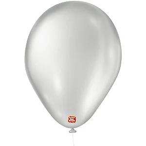 BALAO REDONDO CINTILANTE Nº05 PRATA 25UN SAO ROQUE