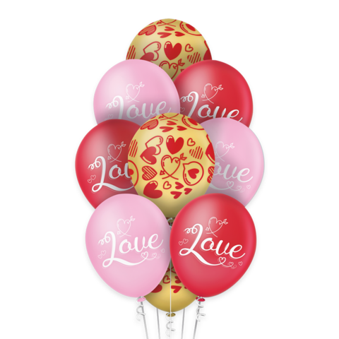 BALAO REDONDO 12" AMORE 10UN REGINA