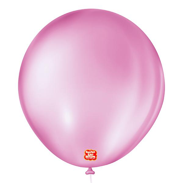BALAO REDONDO Nº07 ROSA CHICLETE 50UN SAO ROQUE