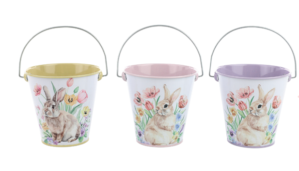 BALDE REDONDO C/ALCA SORTIDO COELHO E FLOR CLR UN CROMUS