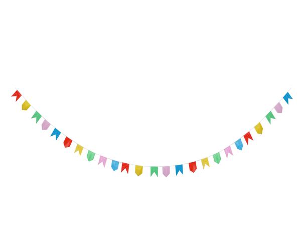 BANDEIRAO PLASTICO FESTA JUNINA COLORIDA 10MT UN SILVER