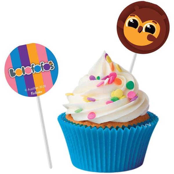 BANDEIRINHA PARA DOCINHOS BOLOFOFOS 08UN FESTCOLOR