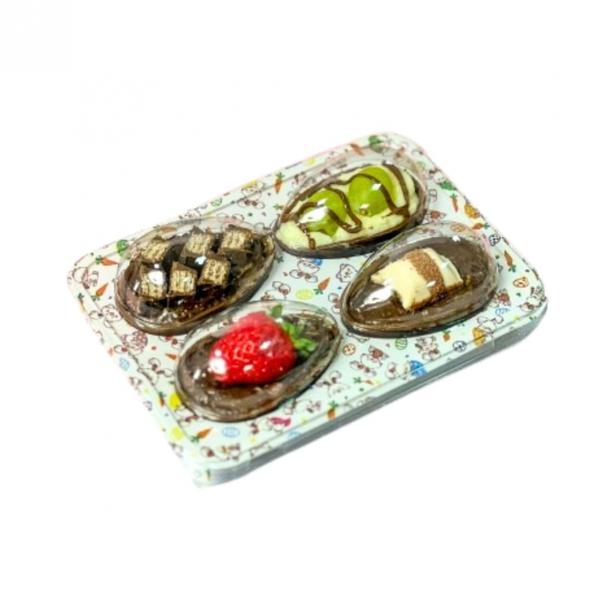 BANDEJA 4 OVOS 50G COELHINHO 05UN FLIP