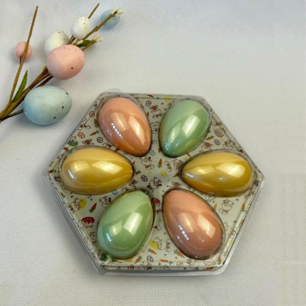 BANDEJA 6 OVOS 50G COELHINHOS 05UN FLIP