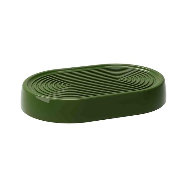 BANDEJA OBLONGA ALEGRA 24X16CM VERDE OLIVA UN PRODUFEST