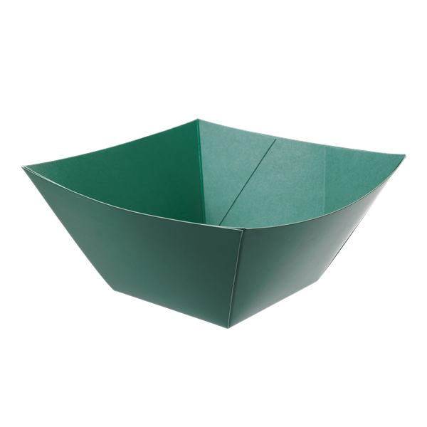 BANDEJA PAPEL 15CM VERDE 3UN SILVER