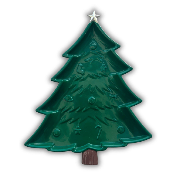 BANDEJA PINHEIRO NATAL TRONCO/ESTRELA VERDE FOLHA UN SO BOLEIRAS