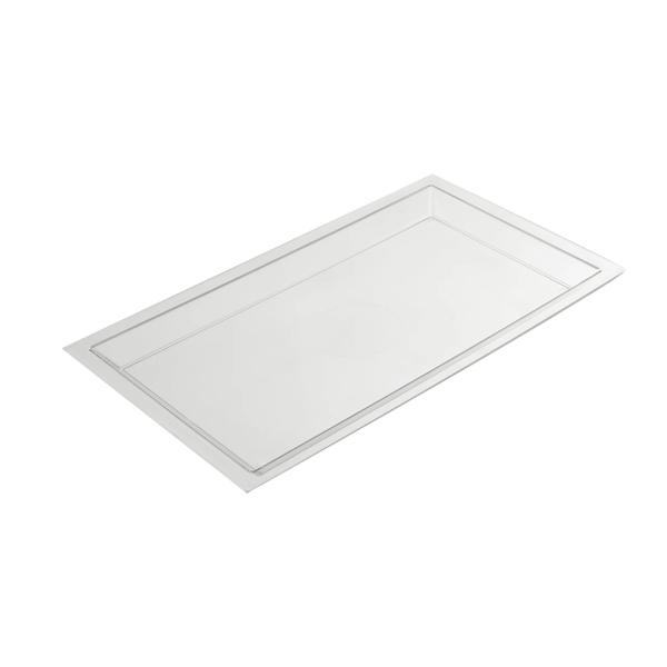 BANDEJA RETANGULAR SEM BASE TRANSPARENTE UN MIRANDINHA