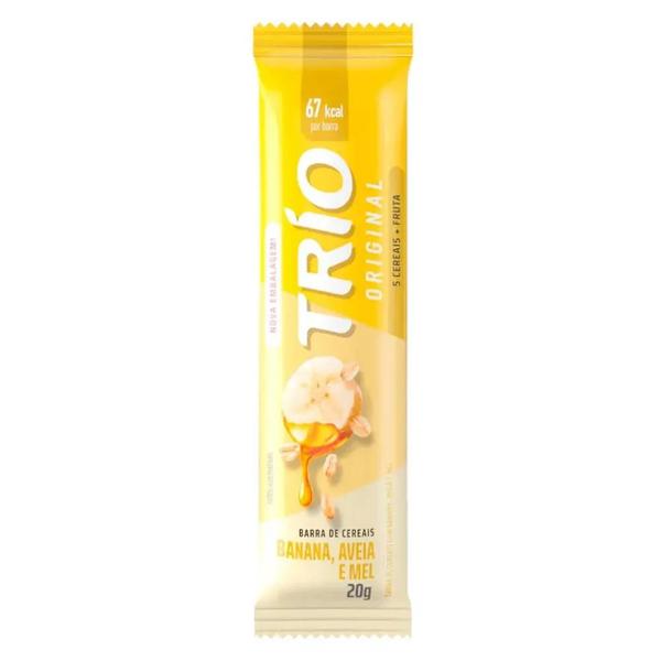 BARRA CEREAIS BANANA AVEIA E MEL 3UN TRIO