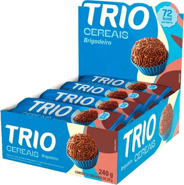 BARRA CEREAIS BRIGADEIRO 12UN TRIO