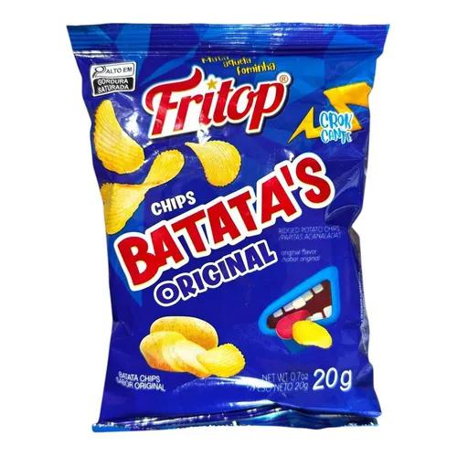 BATATA CHIPS TRADICIONAL 20G FRITOP